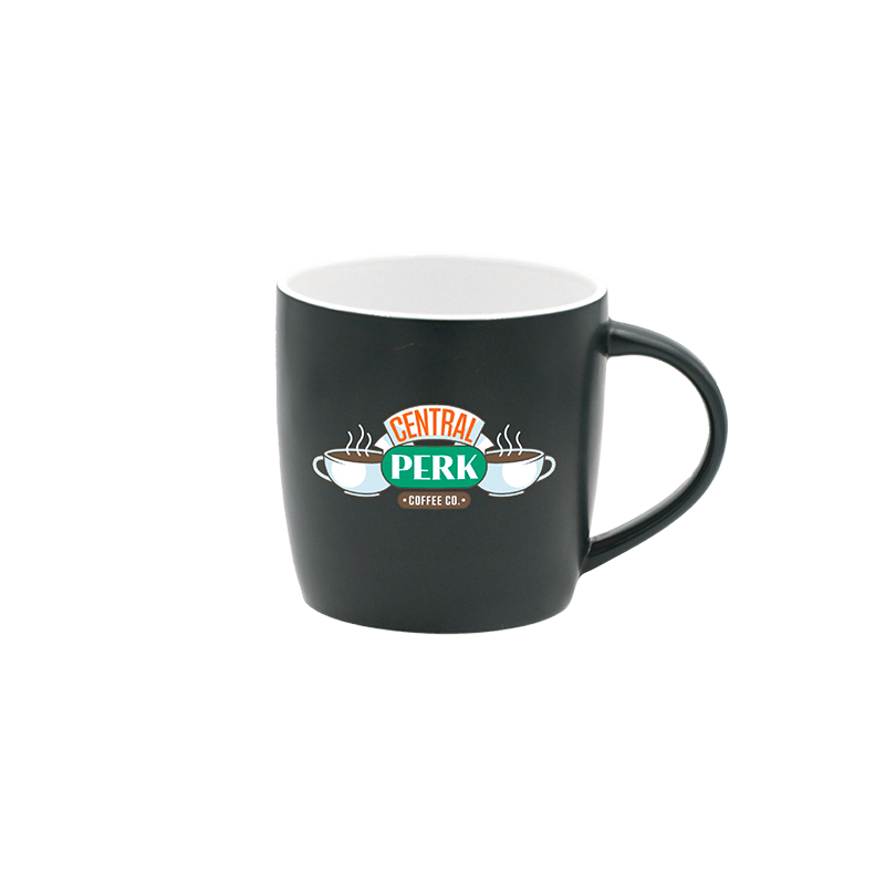 Black Central Perk Mug, black mug, black coffee mug, central perk lobster coffee mug, central perk lobster, central perk lobster mug