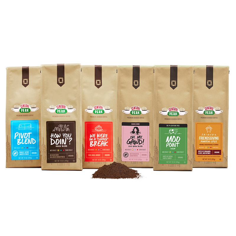 Central Perk 6 Pack Deluxe Ground Coffee Variety Pack