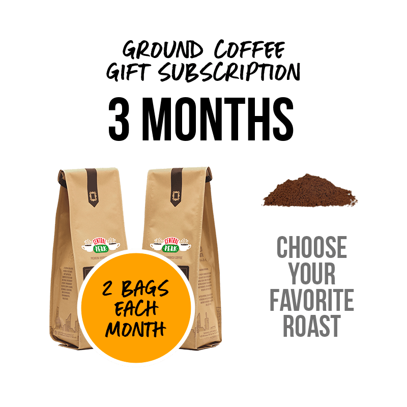 3 Month prepaid Coffee Subscriptions, Ground coffee 3 month subscription, 3 month ground coffee subscription