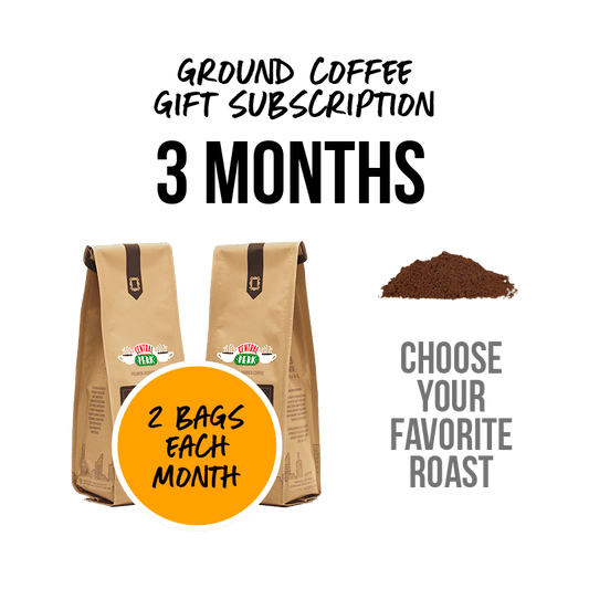 3 Month prepaid Coffee Subscriptions, Ground coffee 3 month subscription, 3 month ground coffee subscription