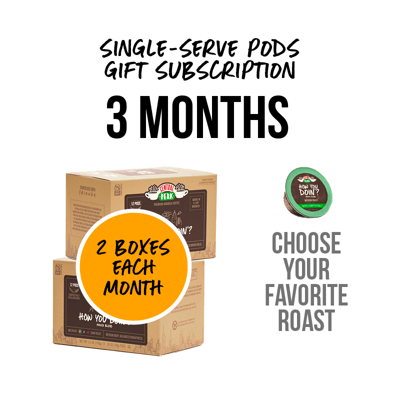 3 Month Prepaid coffee pod subscriptions, prepaid coffee pod subscription 3 months