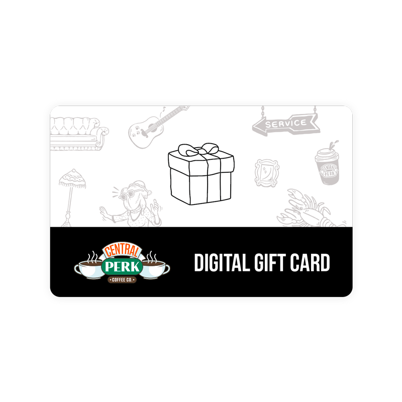 Central Perk Digital Gift Cards, Coffee Gift Cards, Gift Cards for Coffee Lovers
