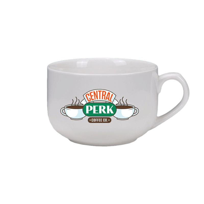 Central Perk White ceramic mug, Central Perk White Lobster Mug