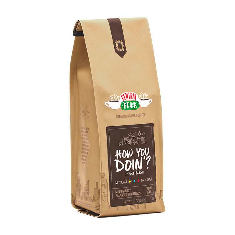 How You Doin House Blend Coffee, How You Doin Central Perk Coffee, Mid Roast Coffee Central Perk , How You Doin House Blend Whole Bean Coffee