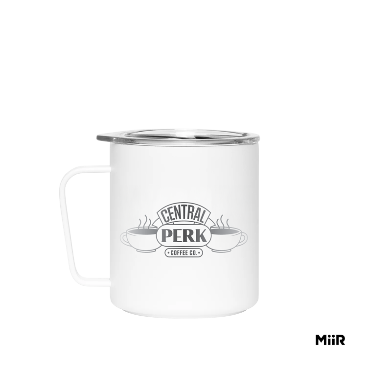 Central Perk White Camp Coffee Mug, 12 oz