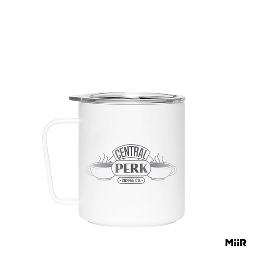 Central Perk White Camp Coffee Mug, 12 oz