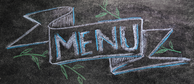 our menu