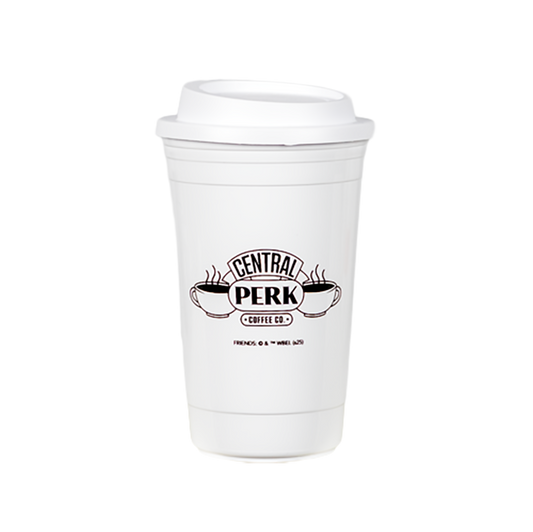White Insulated Travel Mug