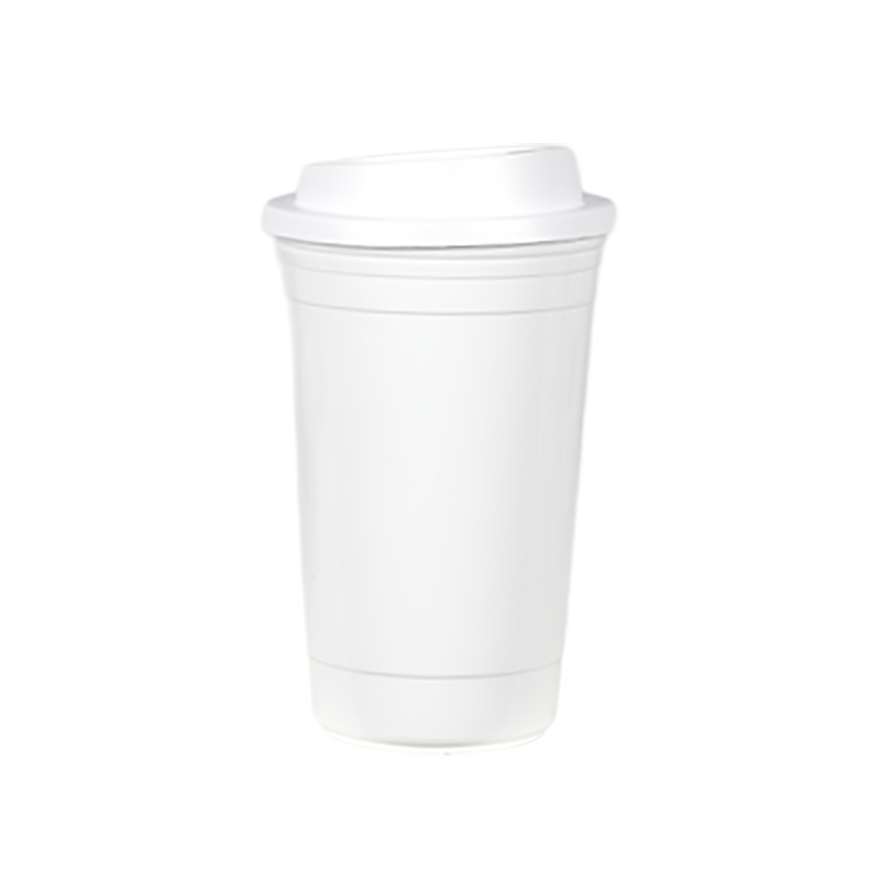 White Insulated Travel Mug