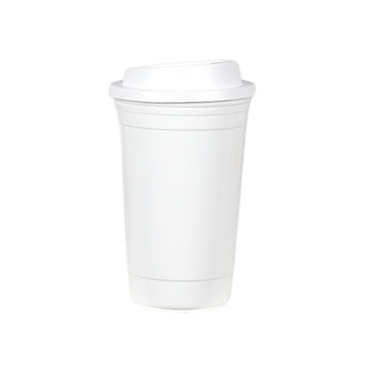 White Insulated Travel Mug