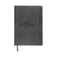 Debossed Journal, Central Perk Journal, Black journal, debossed design, Central Perk logo imprint, premium notebook, branded stationary