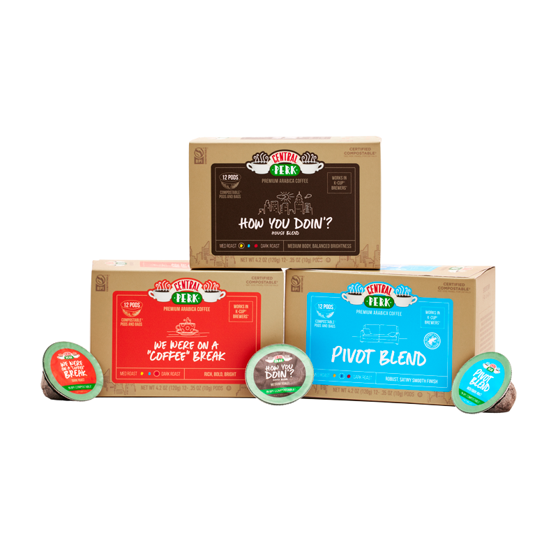 k cup coffee pods, k cup coffee subscription, Coffee pod variety packs, coffee pod variety pack subscriptions, coffee variety packs, single serve coffee variety packs, single serve coffee subscriptions, friends coffee, friends coffee shop, friends coffee subscriptions
