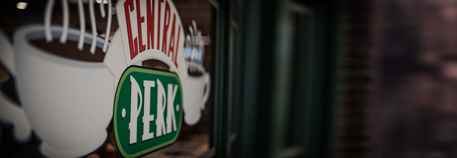 Central Perk Coffee House Entryway, Central Perk Cafe Doors, Central Perk Coffee Subscriptions, Coffee subscription service, weekly coffee subscription, monthly coffee subscription