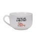 White Ceramic Lobster Mug 25 oz
