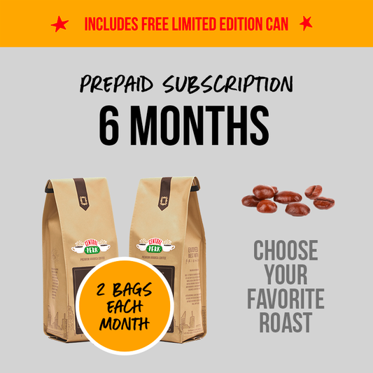 6 month whole coffee bean subscription, 6 month premium whole bean coffee subscriptions