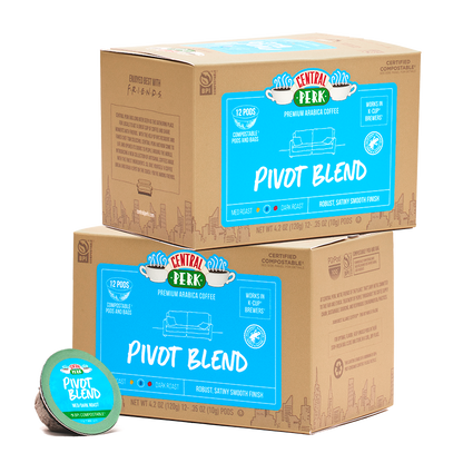 prepaid Pivot single serve coffee pod subscriptions, Pivot Coffee Pods, Pivot Coffee Pod Boxes, 3 month medium dark roast coffee pod subscriptions