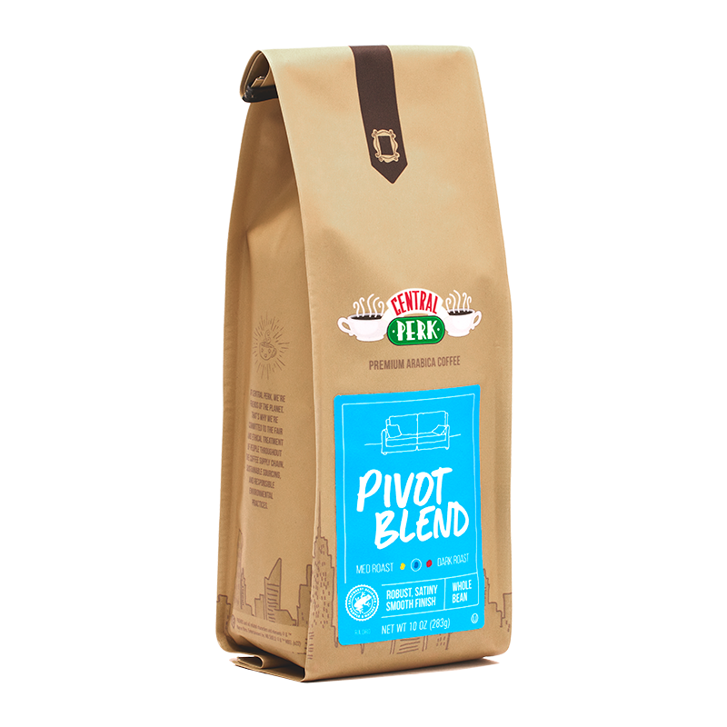 Bag of Pivot Blend Whole Bean Coffee, Whole Bean Medium Dark Roast Coffee, Medium Dark Coffee Beans, Roasted whole bean coffee