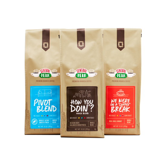 Whole bean coffee variety pack, Premium coffee variety pack, central perk whole bean coffee, whole bean coffee, whole bean coffee near me, whole bean coffee delivery, premium whole bean coffee, sustainable whole bean coffee variety pack
